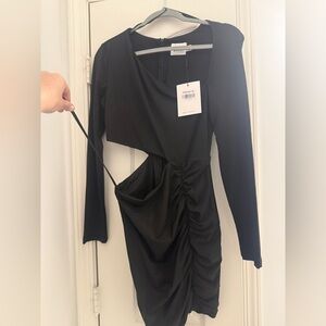 Hello Molly Cut-out Black Dress